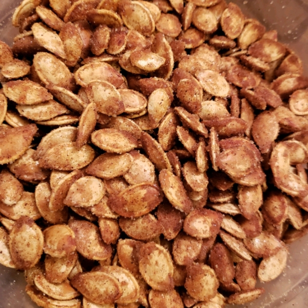Caramelized Spicy Pumpkin Seeds