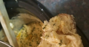Buffalo Chicken Dip in the Slow Cooker