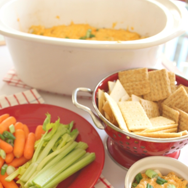 Buffalo Chicken Dip in the Slow Cooker