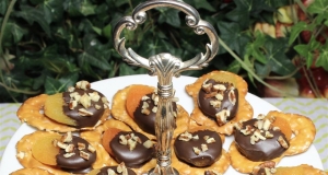 Dark Chocolate Covered Apricot Pretzel Crisps®