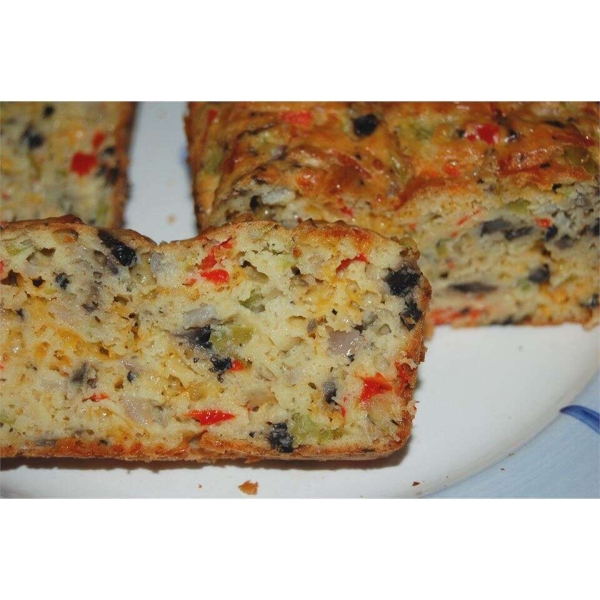 Mushroom Cheddar Batter Bread