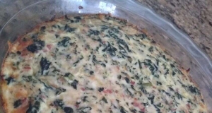 Crustless Spinach Quiche
