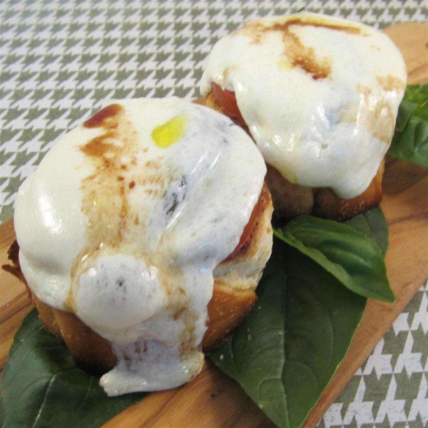Open-Face Mozzarella Sandwich