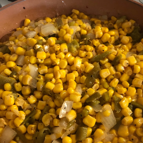 Daddy's Fried Corn and Onions