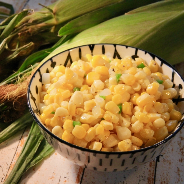 Daddy's Fried Corn and Onions