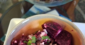 Roasted Beets with Goat Cheese and Walnuts