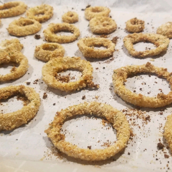 Oven-Baked Onion Rings