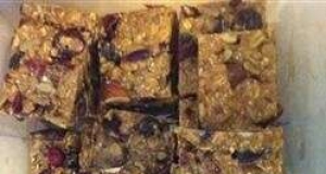 Peanut Butter Trail Mix Bars