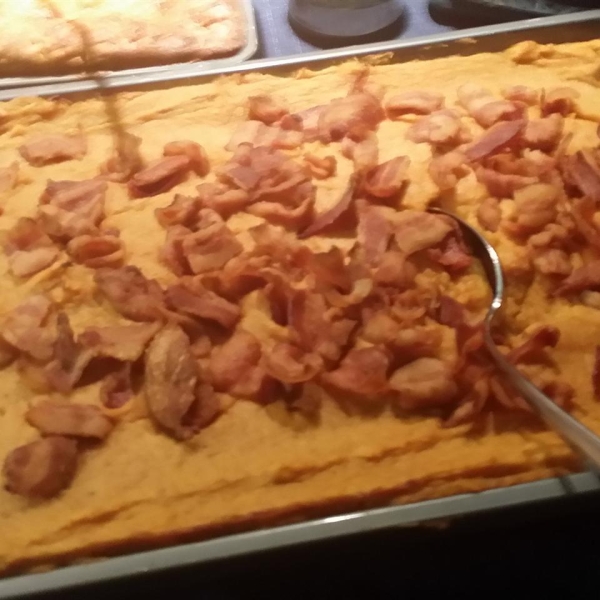 Sweet Potato Casserole with Bacon