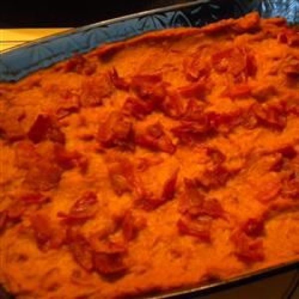 Sweet Potato Casserole with Bacon