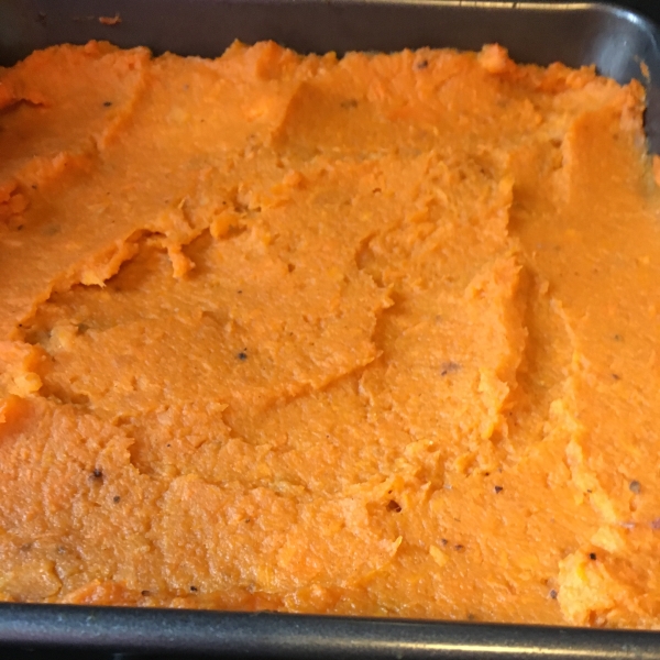 Sweet Potato Casserole with Bacon