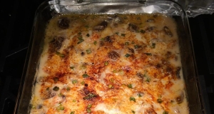 Baked Red Snapper with Shrimp and Mushrooms