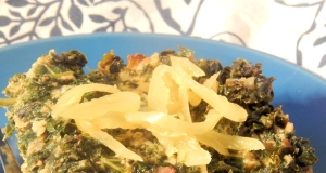 Kale Cakes with Sweet Hot Peppers