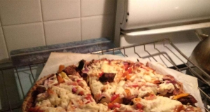 Chicken and Chourico Pizza