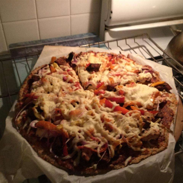 Chicken and Chourico Pizza