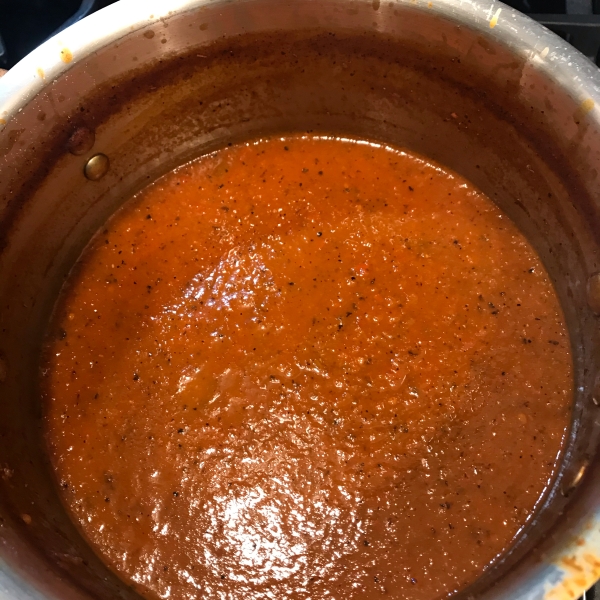 Fire-Roasted Tomato and Pepper Soup