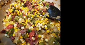 Cajun Corn and Bacon Maque Choux