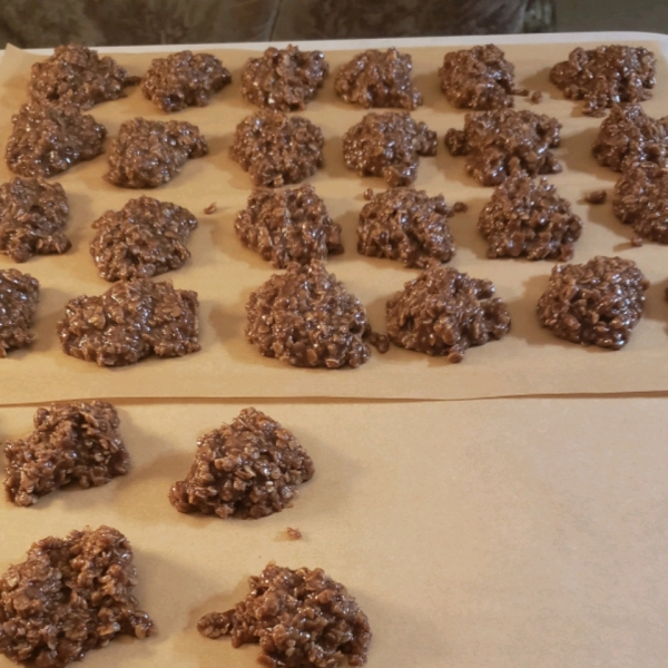 No Bake Cookies without Peanut Butter