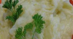 Vegan Leek and Garlic Mashed Potatoes