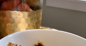Hasselback Apples with Granola Streusel