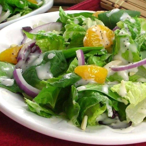 Spinach Salad with Poppy Seed Dressing