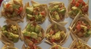 Chicken Fajita Tortilla Cups