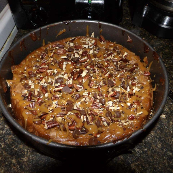 PHILLY Chocolate Turtles Cheesecake