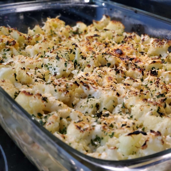 Roasted Garlic Cauliflower