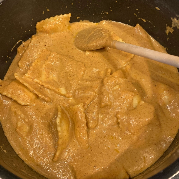 Cheesy Pumpkin Ravioli