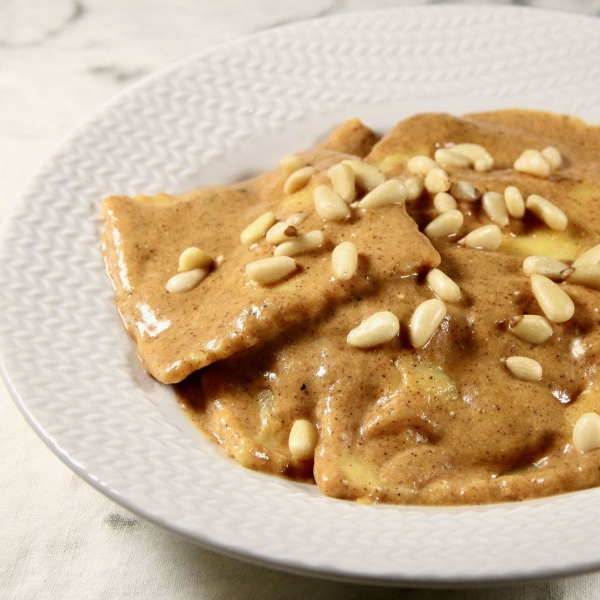 Cheesy Pumpkin Ravioli