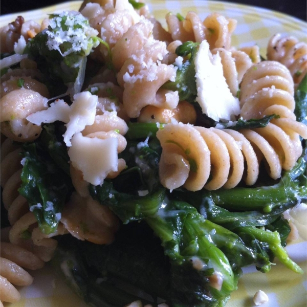 Rapini-Walnut Macaroni