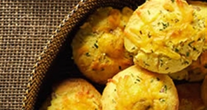 Ham and Cheddar Corn Muffins