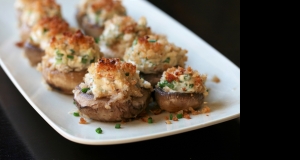 Easy Vegetarian Stuffed Mushrooms