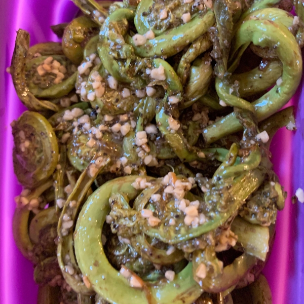 Sauteed Fiddleheads