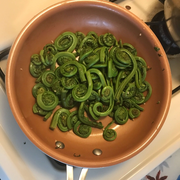 Sauteed Fiddleheads