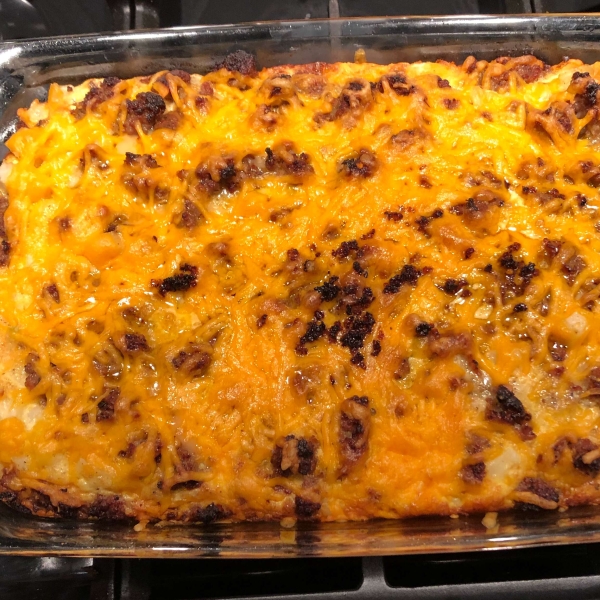 Best Biscuit-Hash Brown Breakfast Casserole