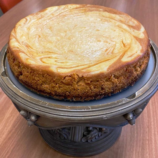 Marbled Pumpkin Cheesecake