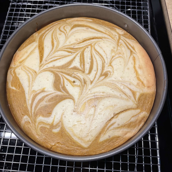 Marbled Pumpkin Cheesecake