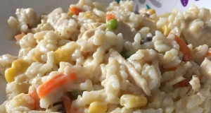 2-Step Creamy Chicken and Pasta