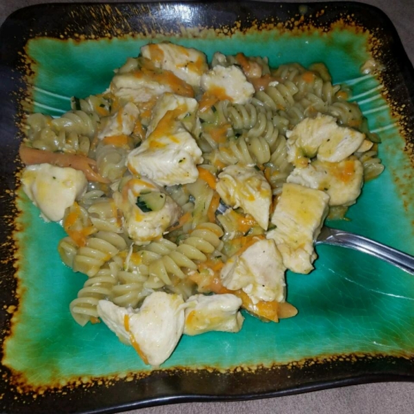 2-Step Creamy Chicken and Pasta