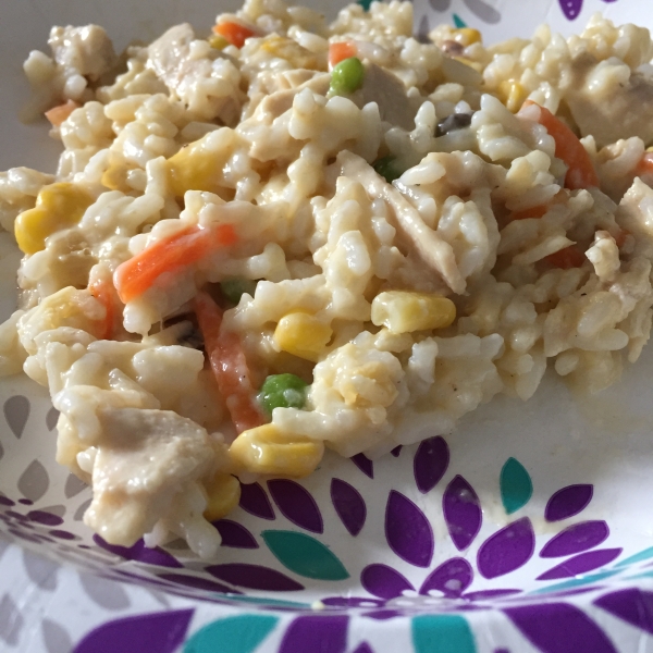 2-Step Creamy Chicken and Pasta