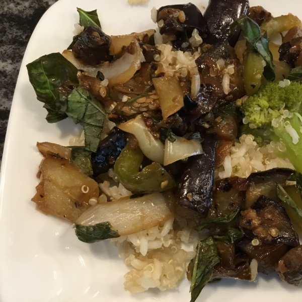 Spicy Eggplant Stir-Fry