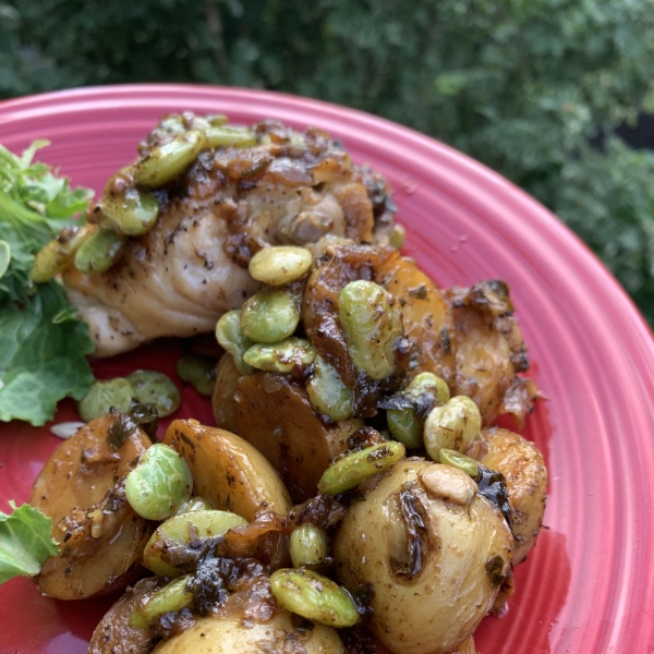 Chicken Vesuvio