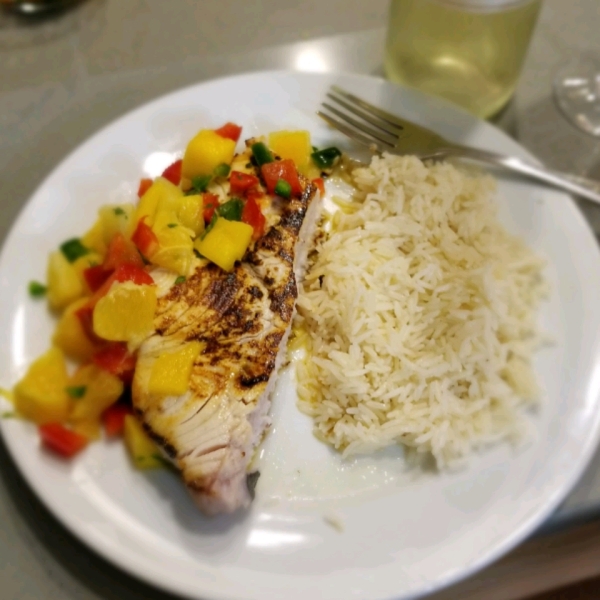 Citrus Swordfish With Citrus Salsa