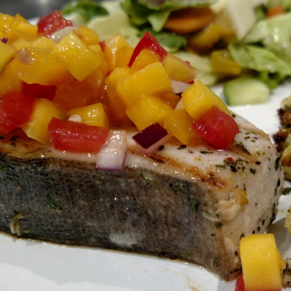 Citrus Swordfish With Citrus Salsa