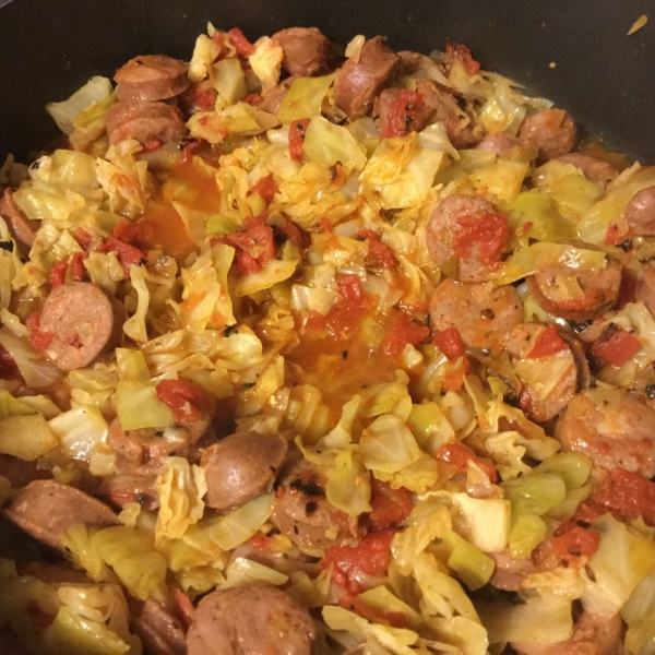 Mom's Polish Stewed Cabbage