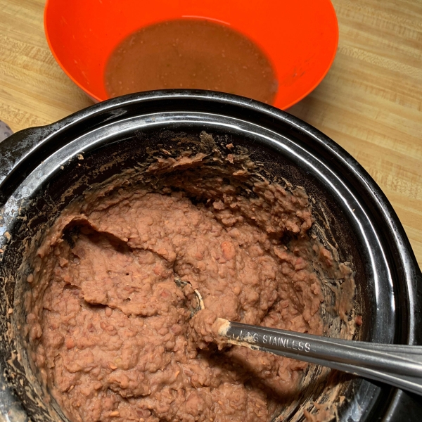 Refried Beans Without the Refry