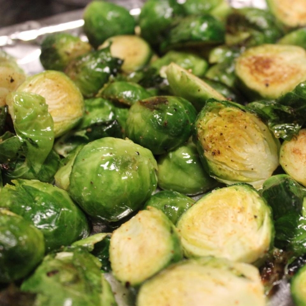 Duck Fat-Roasted Brussels Sprouts