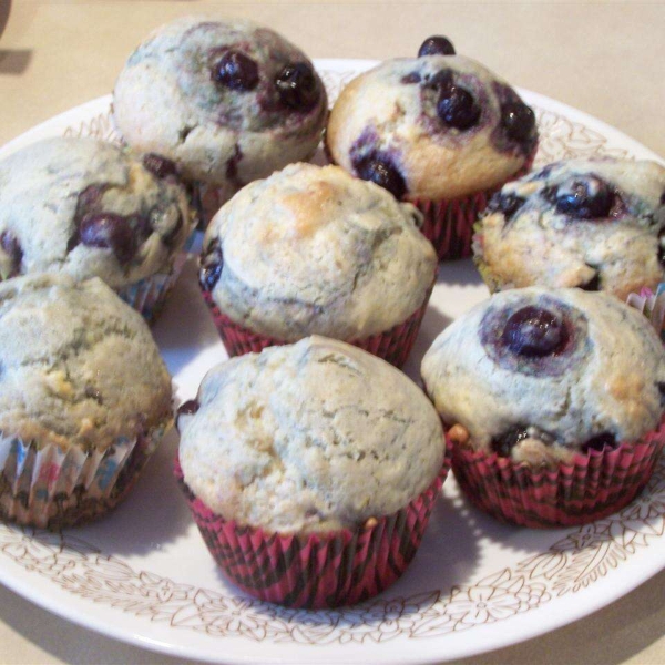 Blueberry Cream Muffins