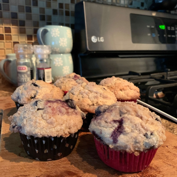 Blueberry Cream Muffins